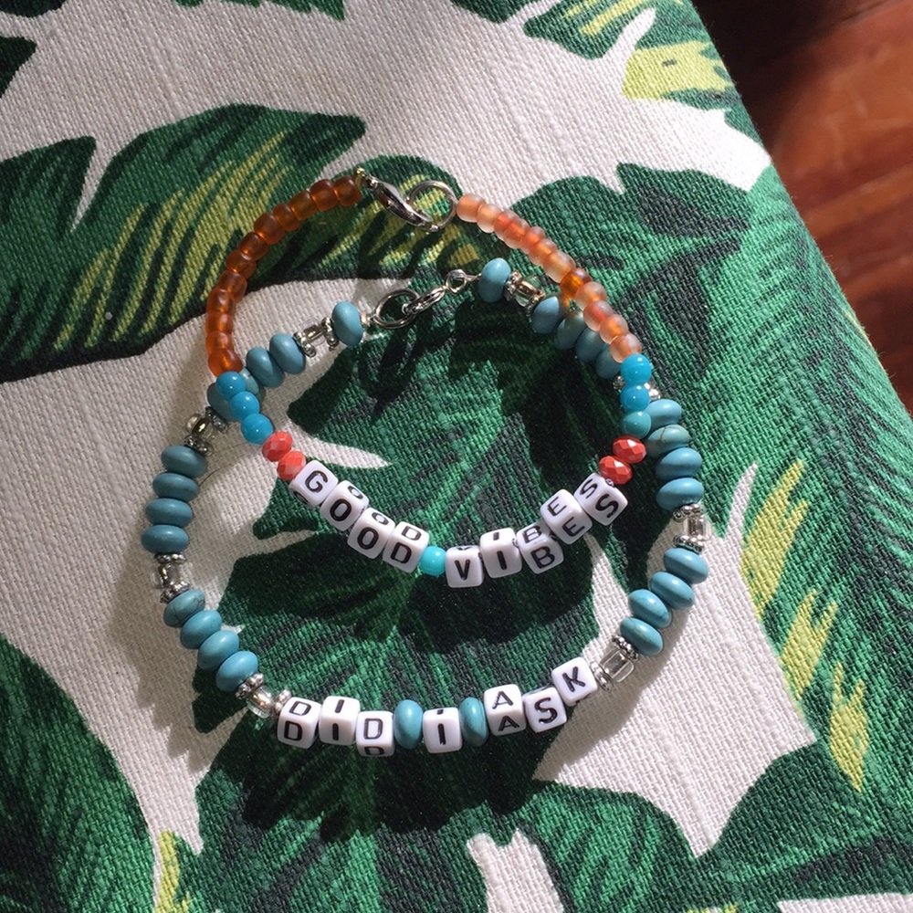 Letter Bead Bracelets